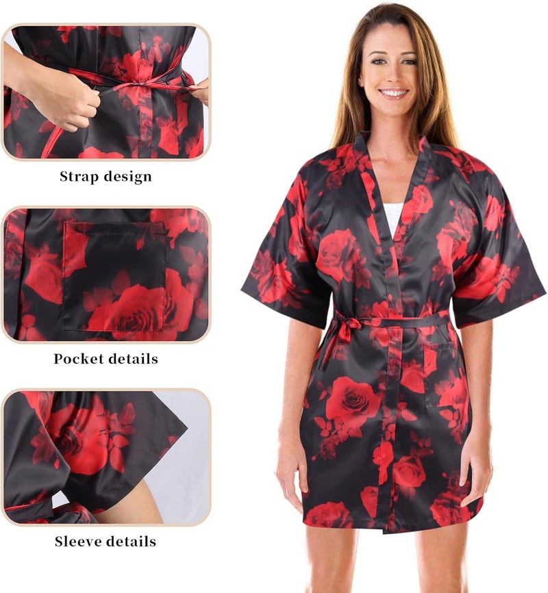 YELEGAI Salon Client Gown Robes Cape Hair Cutting Smock with Adjustable Tie for Hair Cutting Barber Hairstyling - Image 3